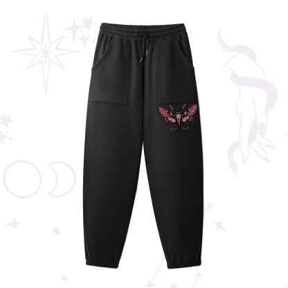 Purplehecate Moth Hunter's Lotion Fleece Sweatpants