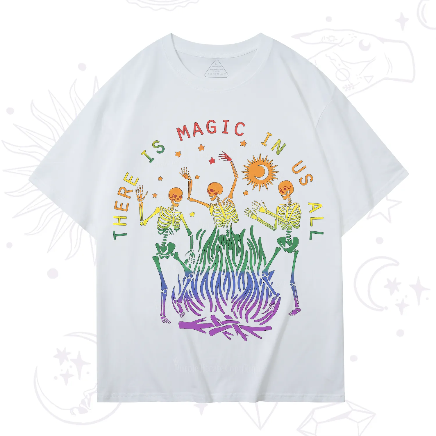 Purplehecate Pride Outfit There is Magic in Us All Back T-Shirt