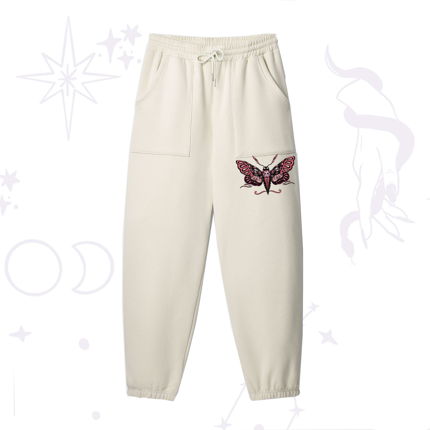 Purplehecate Moth Hunter's Lotion Fleece Sweatpants