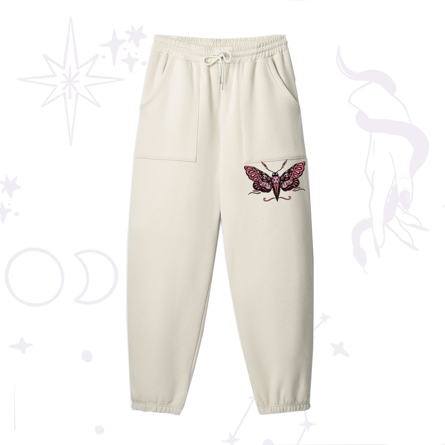 Purplehecate Moth Hunter's Lotion Fleece Sweatpants
