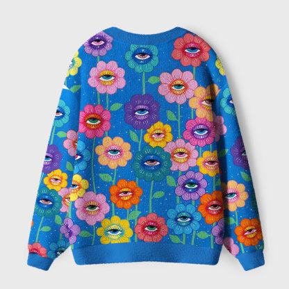 Purplehecate Garden of Illusion Ugly Cardigan Sweaters