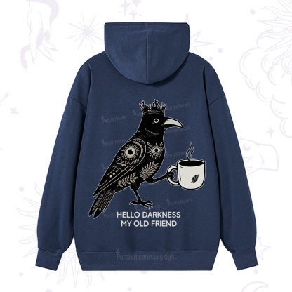 Purplehecate Hello Darkness My Old Friend Hoodie