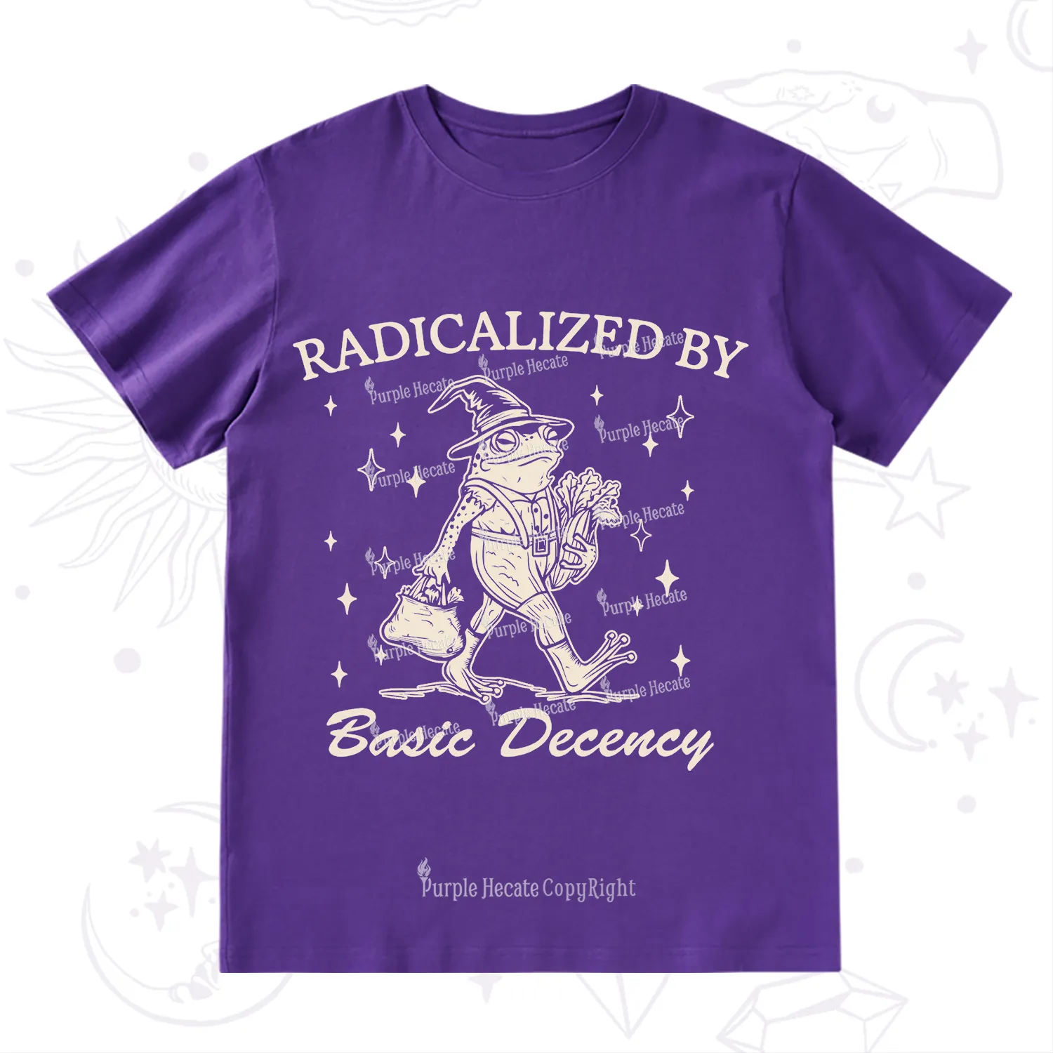 Purplehecate Radicalized By Basic Decency T-Shirt