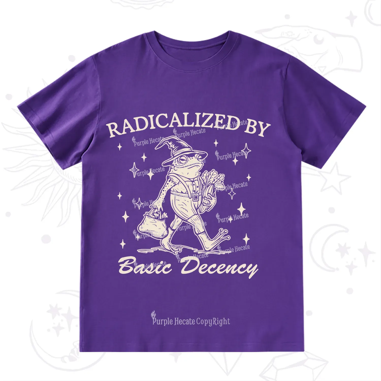 Purplehecate Radicalized By Basic Decency T-Shirt