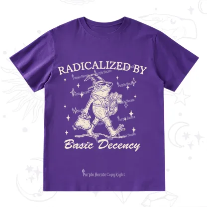 Purplehecate Radicalized By Basic Decency T-Shirt