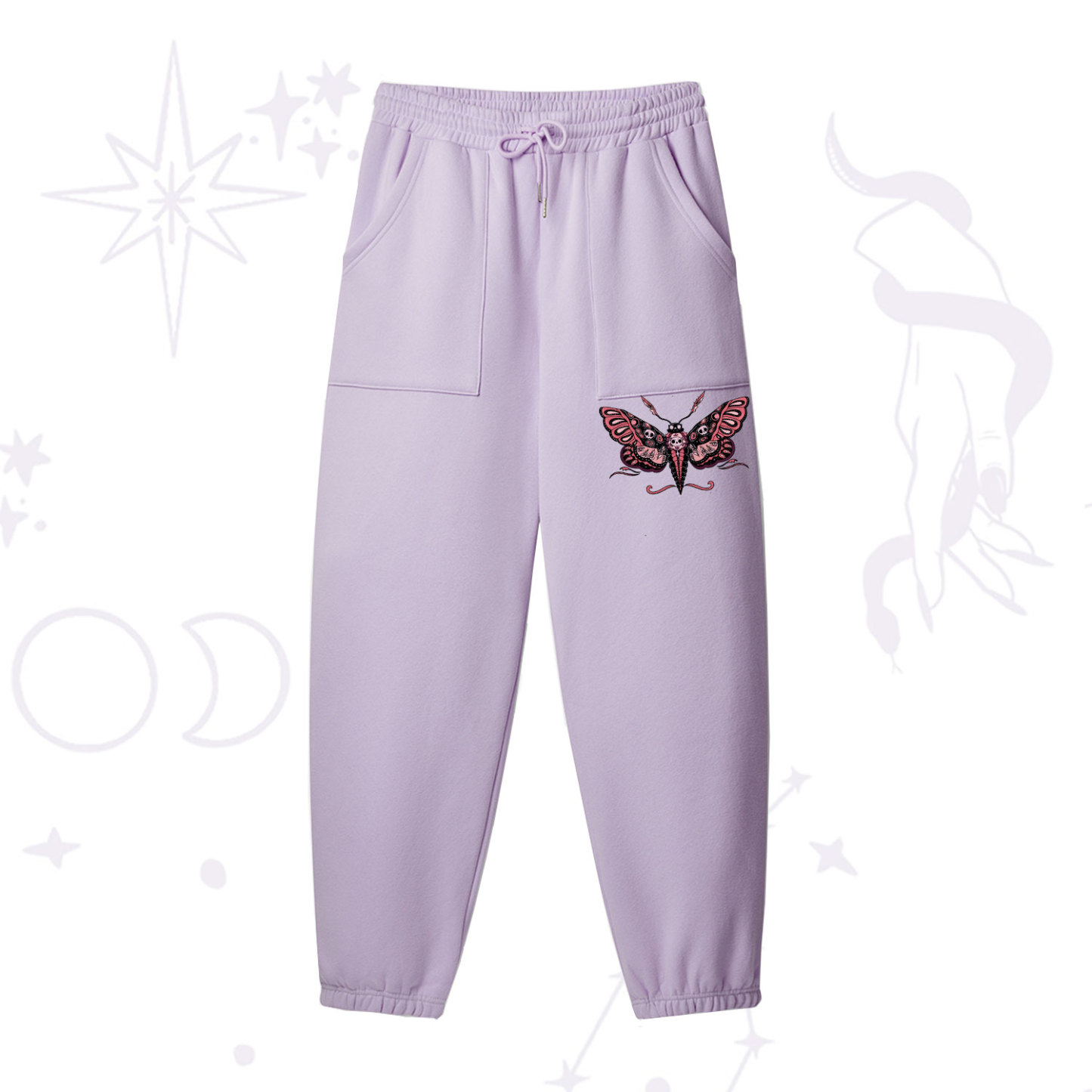 Purplehecate Moth Hunter's Lotion Fleece Sweatpants