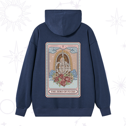 Purplehecate The Zero Of Fucks Tarot Hoodie