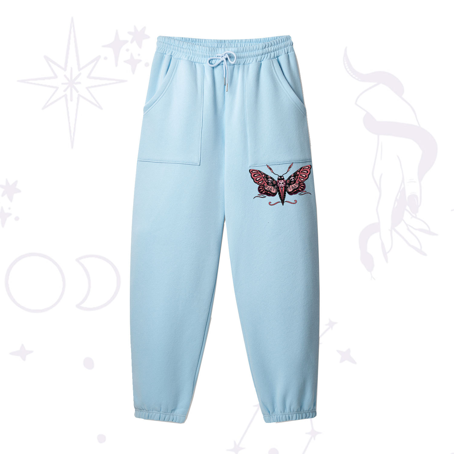 Purplehecate Moth Hunter's Lotion Fleece Sweatpants
