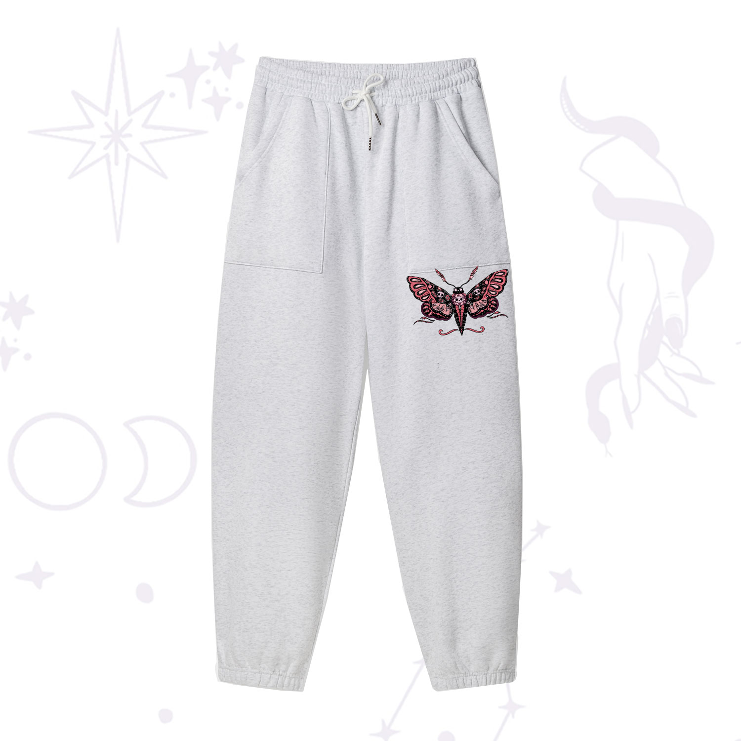 Purplehecate Moth Hunter's Lotion Fleece Sweatpants