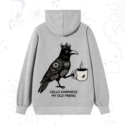 Purplehecate Hello Darkness My Old Friend Hoodie