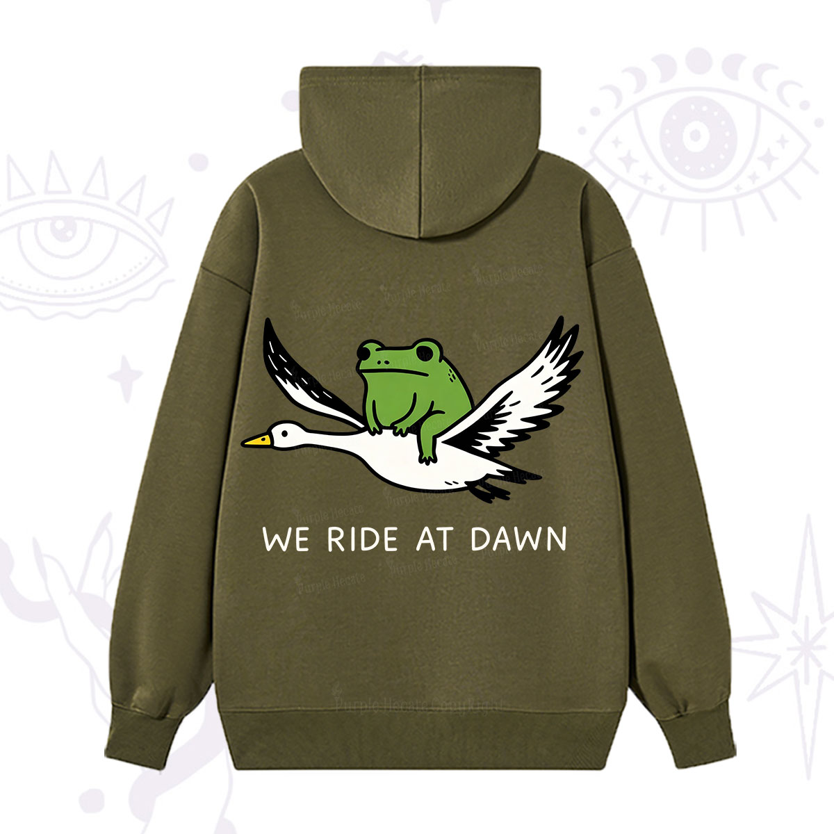Purplehecate We Ride at Dawn Hoodie