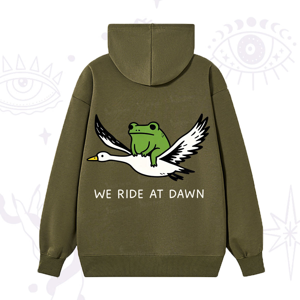 Purplehecate We Ride at Dawn Hoodie