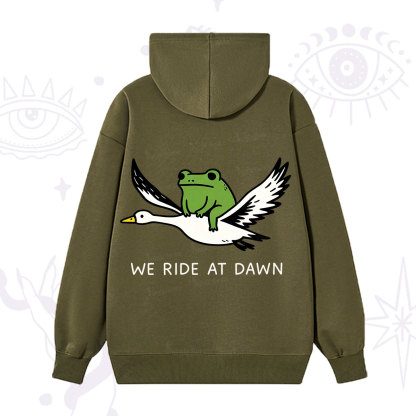 Purplehecate We Ride at Dawn Hoodie