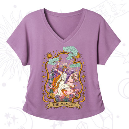 Purplehecate The Audacity Goddess V-Neck T-Shirt