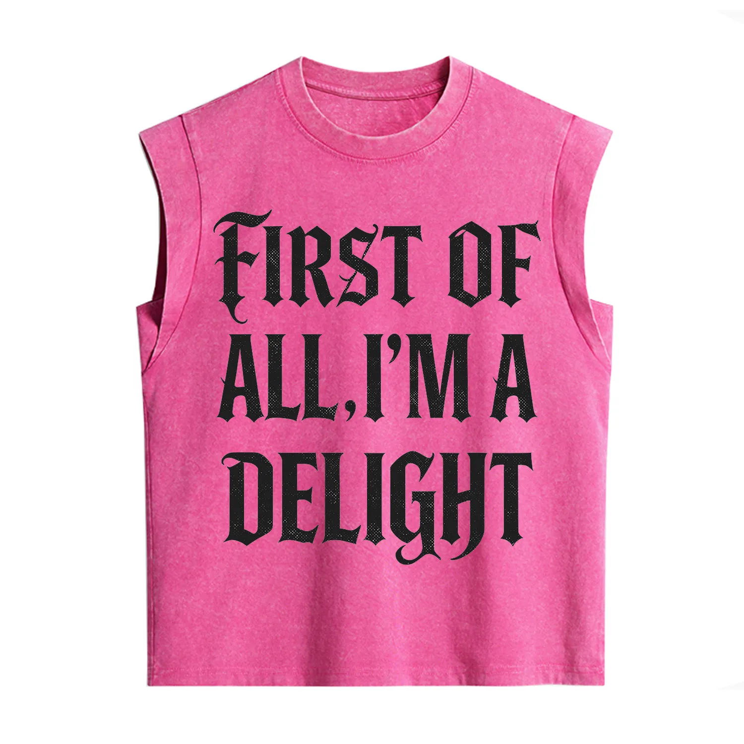 Purplehecate First of All I'm A Delight Vintage Washed Tank