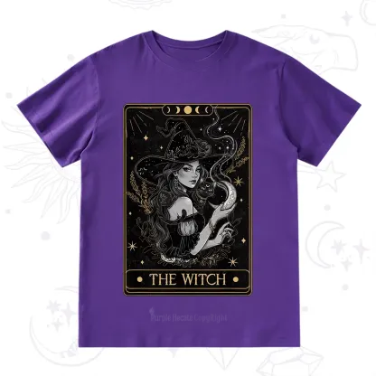 Purplehecate The Witch Enchanted Tarot Card T-Shirt