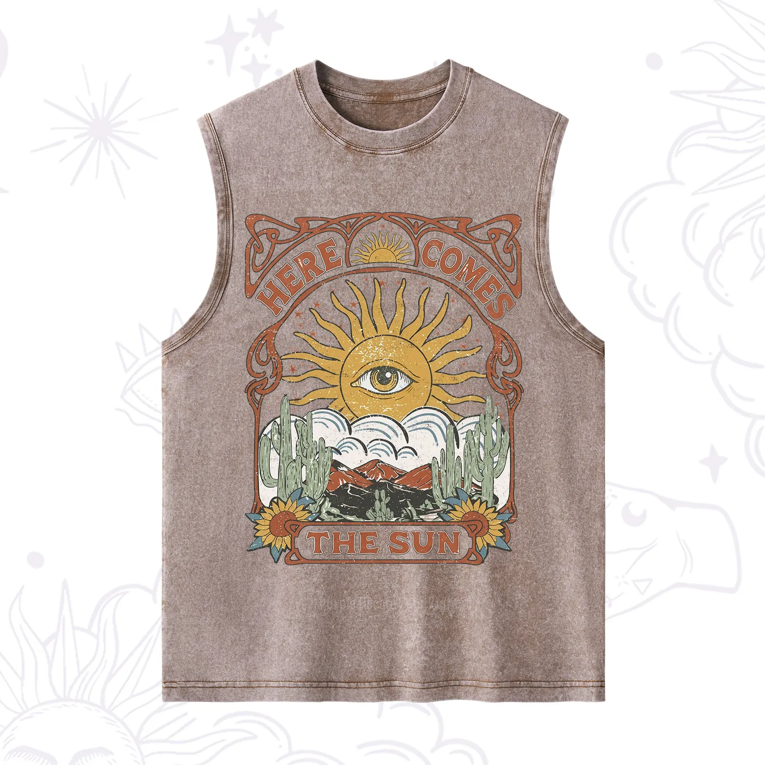 Purplehecate Here Comes The Sun Washed Tank