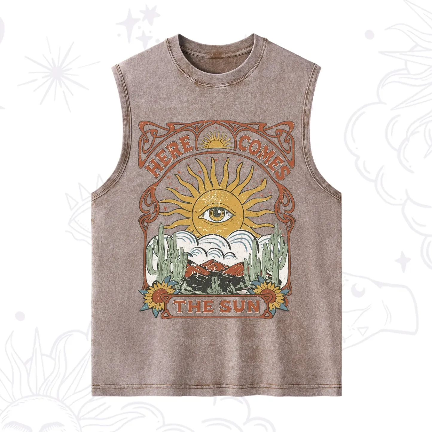 Purplehecate Here Comes The Sun Washed Tank