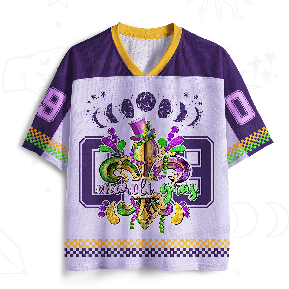 Purplehecate Mardi Gras Mesh Jersey