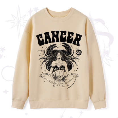 Purplehecate Cancer Zodiac Glyphs Sweatshirt