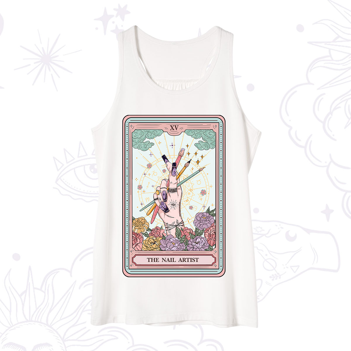 Purplehecate The Enchanted Nail Artist Tarot Card Tank