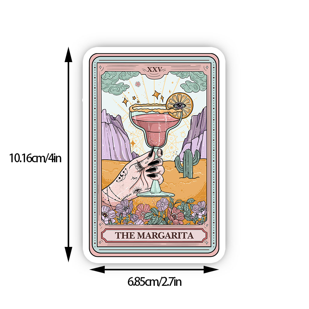 Purplehecate The Margarita Tarot Card Sticker