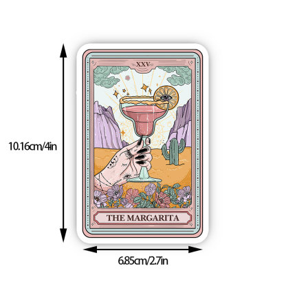 Purplehecate The Margarita Tarot Card Sticker