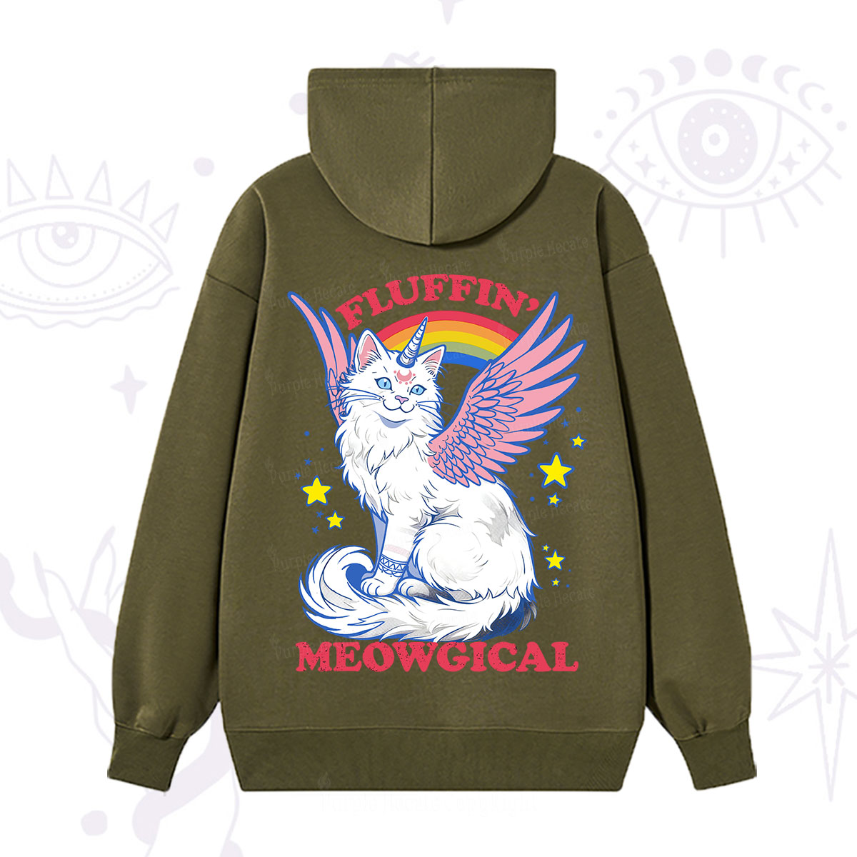 Purplehecate Fluffin Meowgical Hoodie