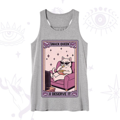 Purplehecate The Snack Queen Cat Tarot Tank