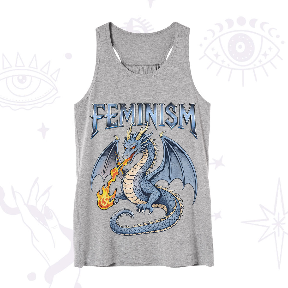 Purplehecate Feminism Dragon Fantasy Tank