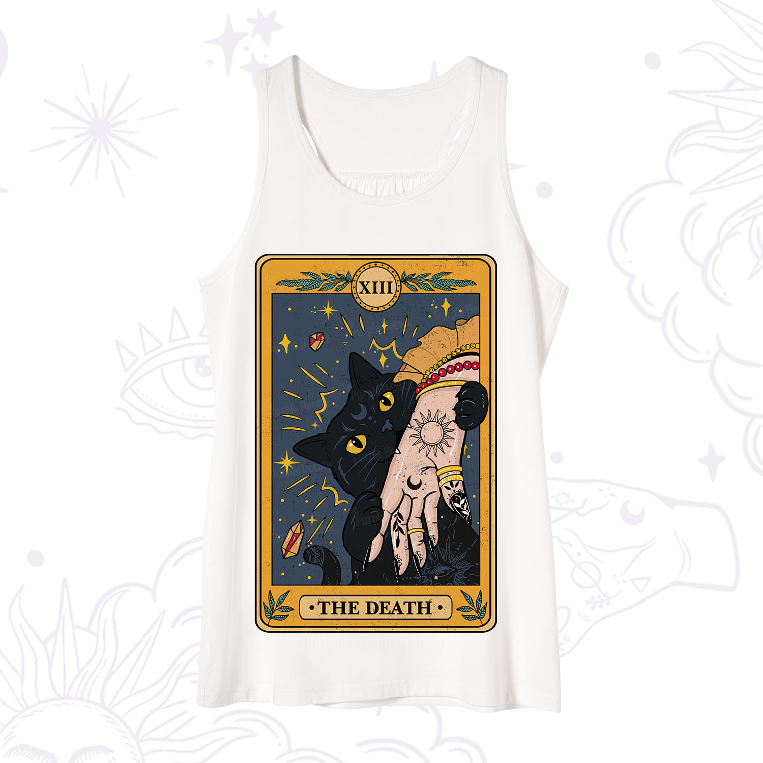 Purplehecate The Death Tarot Card Tank