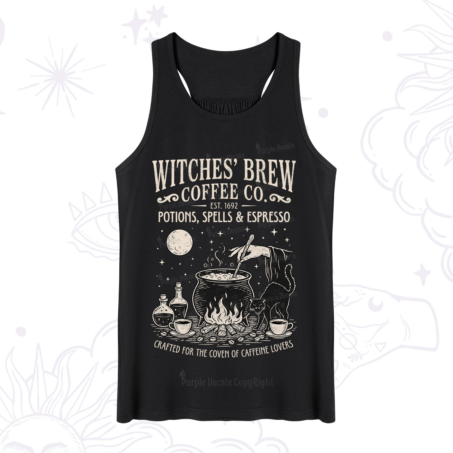 Purplehecate Witches' Brew Coffee Club Tank