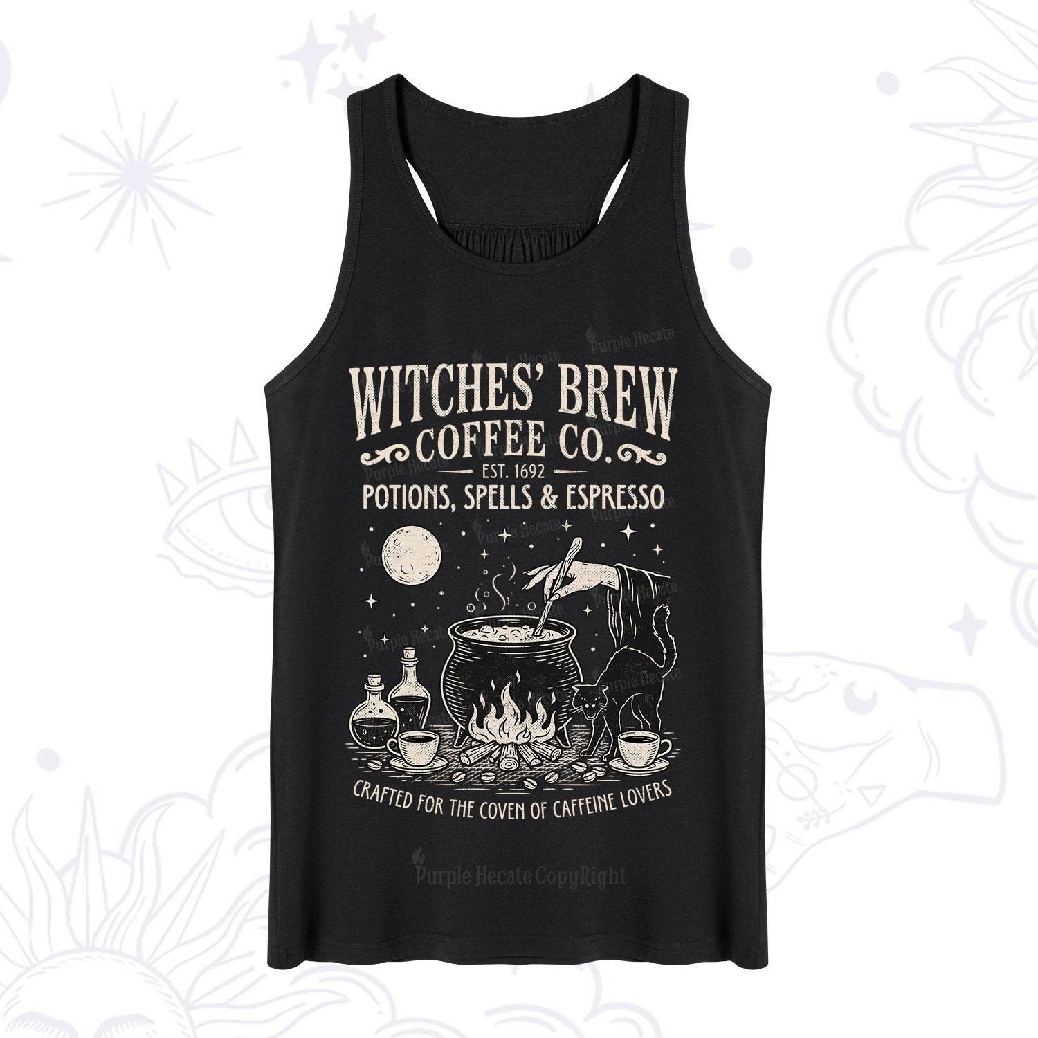 Purplehecate Witches' Brew Coffee Club Tank