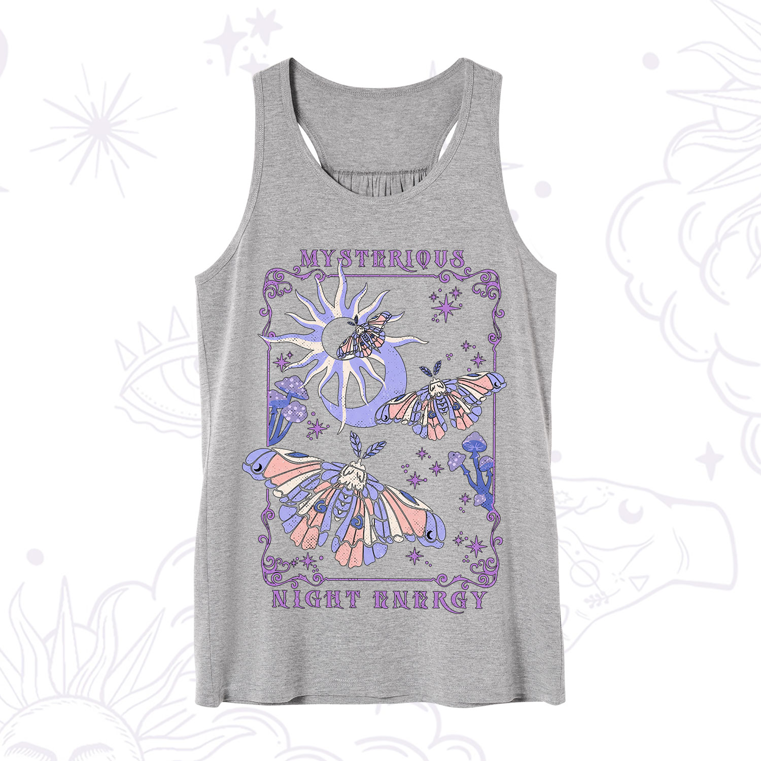 Purplehecate Mysterious Night Energy Moth Tank