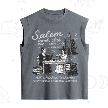 Purplehecate Salem Book Club Vintage Washed Tank