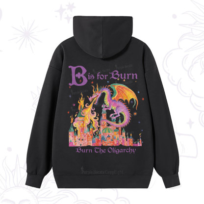 Purplehecate Burn The Oligarchy Hoodie