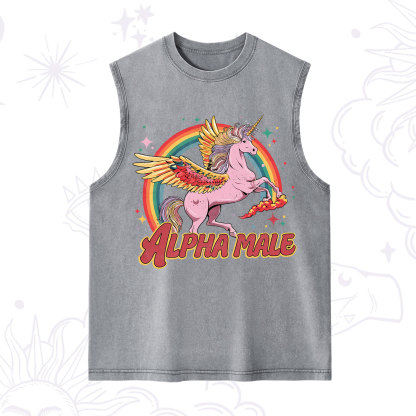 Purplehecate Alpha Male Washed Tank