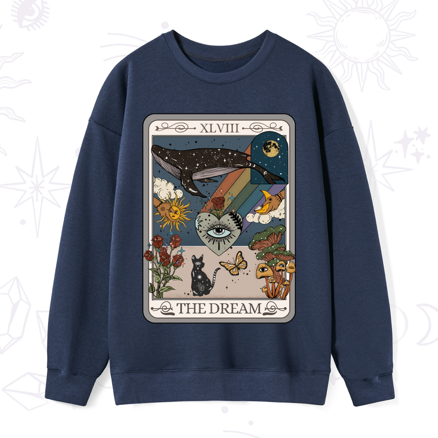 Purplehecate The Dream Tarot Sweatshirt