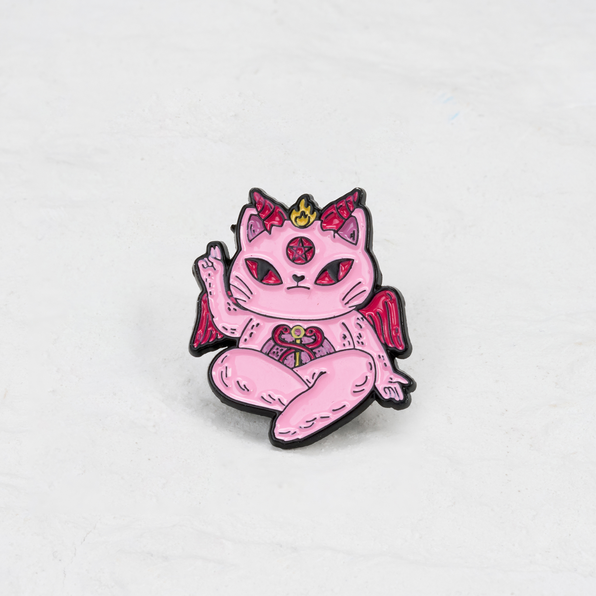 Purplehecate Spirit Cat Pin