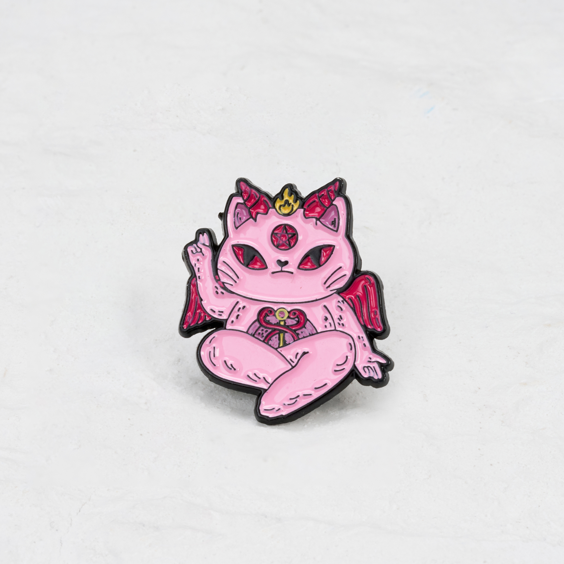 Purplehecate Spirit Cat Pin