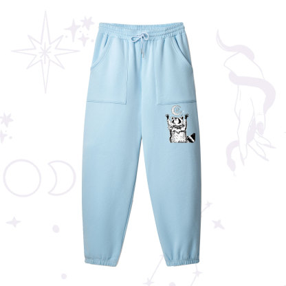 Purplehecate In My Feral Era Raccoon Fleece Sweatpants