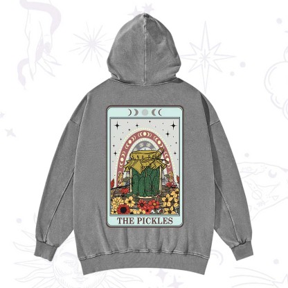 Purplehecate The Pickles Tarot Washed Hoodie