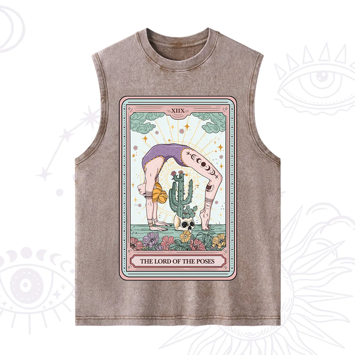 Purplehecate The Lord Of The Poses Tarot Washed Tank