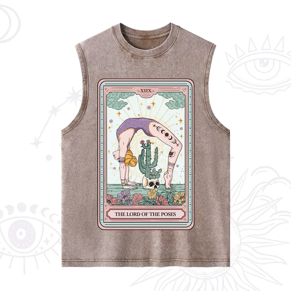 Purplehecate The Lord Of The Poses Tarot Washed Tank