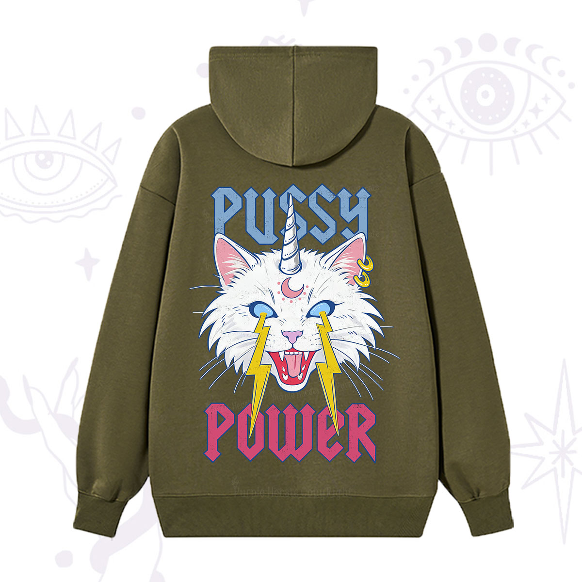 Purplehecate Pussy Power Hoodie