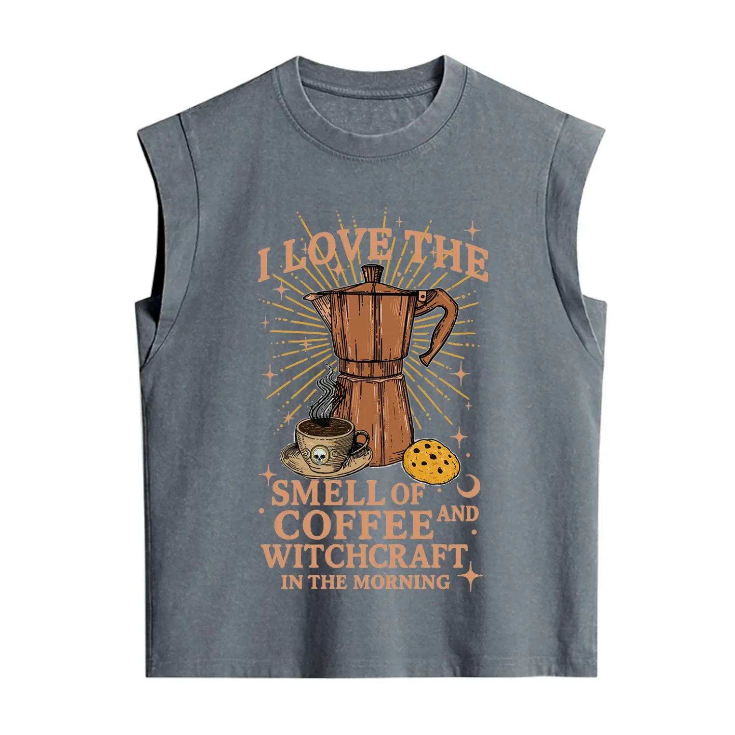 Purplehecate I Love The Smell Of Coffee And Witchcraft In The Morning Vintage Washed Tank