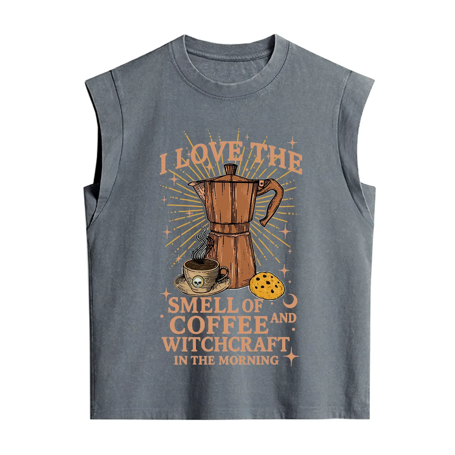 Purplehecate I Love The Smell Of Coffee And Witchcraft In The Morning Vintage Washed Tank