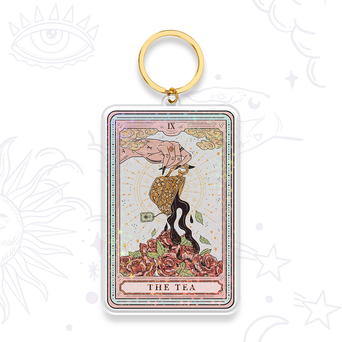 Magic Purplehecate The Tea Food Tarot Keychain