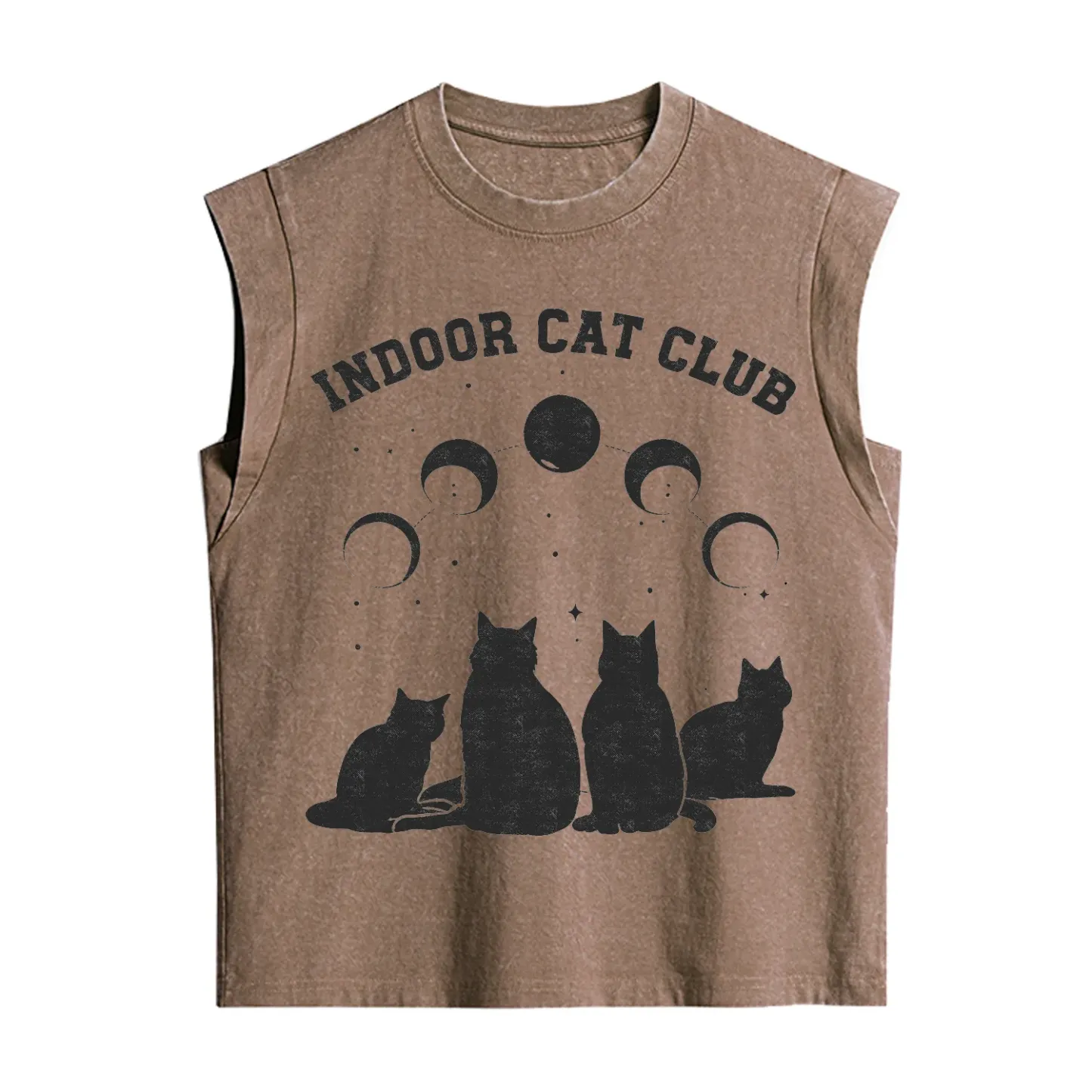 Purplehecate Indoor Cat Club Vintage Washed Tank