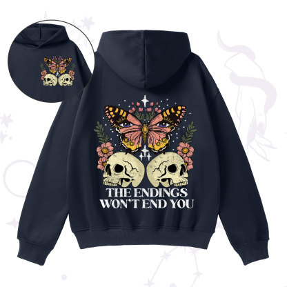 Purplehecate The Endings Won't End You Fleece Hoodie Suit